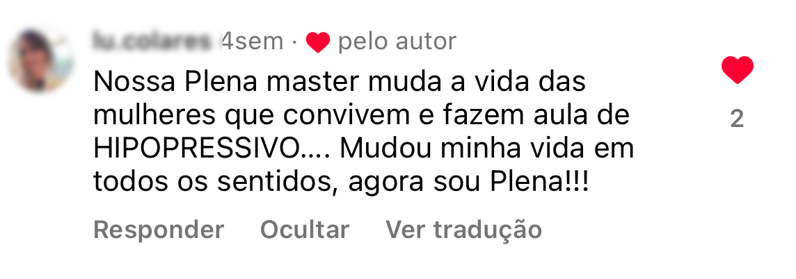 Depoimento 4 de aluna da Plataforma Abdômen na Prática