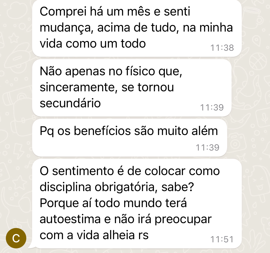 Depoimento 7 de aluna da Plataforma Abdômen na Prática